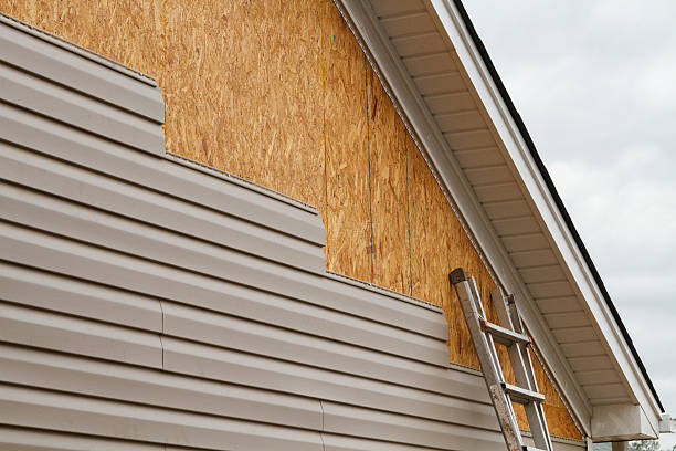 Professional Storm Damage Siding Repair technician working in The Colony, TX